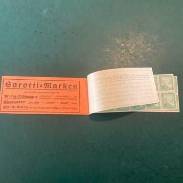 Duitse Rijk 1925 - Postzegelboekje Rheinland zonder nietje -, Postzegels en Munten, Gestempeld