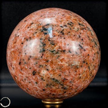 Natuurlijk First Quality Oranje Calciet en Toermalijn, Verzamelen