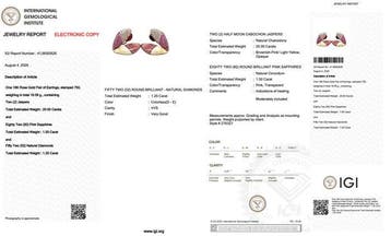 Zonder minimumprijs - Oorbellen - 18 karaat Roségoud -, Nieuw