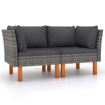 Luxe hoekbanken set | Tweede kansje | OP = OP (tuinbank), Verzenden, Zo goed als nieuw, Rotan