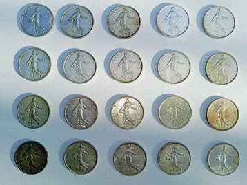 Frankrijk. 5 Francs 1960/1969 Semeuse (lot de 20 monnaies en, Postzegels en Munten