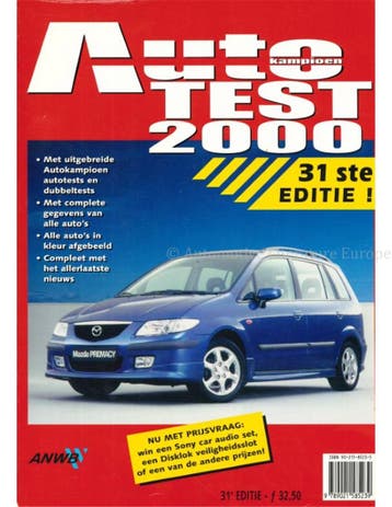 2000 AUTOTEST JAARBOEK NEDERLANDS, Nieuw