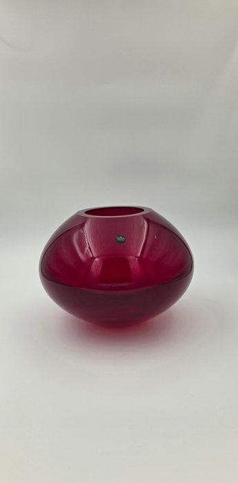 Rosenthal - Vase - Studio Line - Verre artistique rouge -