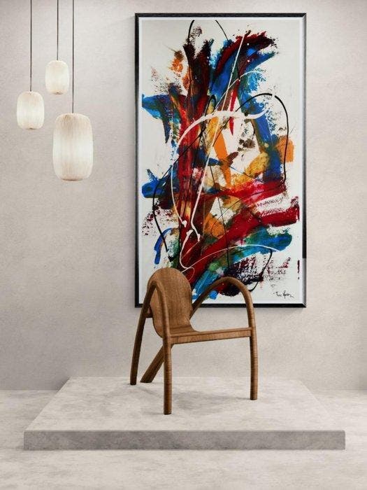 Luc Mora - The magic wave - XXL, Antiquités & Art, Art | Objets design