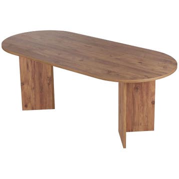 Evila Modern Dining Table, Atlantic Pine, 200 X 90 X 75 Cm, Maison & Meubles, Verzenden