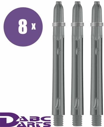 ABC Darts – Edgeglow Zwart Smoke - 8 sets (Dart Shafts), Ophalen of Verzenden, Nieuw, Shafts