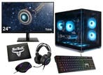 Ryzen 7 8-Core Game PC Setup Compleet met 24 Gaming Moni..., Computers en Software, Ophalen of Verzenden, Nieuw