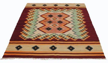 Anatolien kilim ancien - Tapis - 180 cm - 148 cm - Couleurs