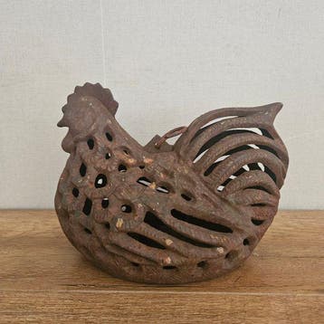 Figure - Lantaarn - kaarsenhouder - Fonte, Antiquités & Art