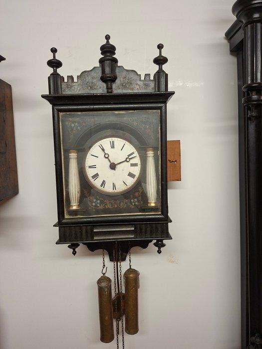 Horloge murale Forêt-Noire (2) - Bois - 1850-1900, Antiquités & Art, Antiquités | Horloges