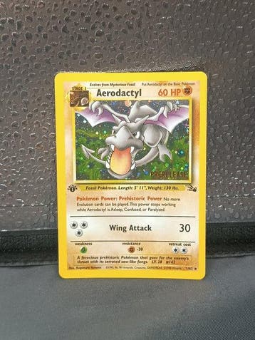 Pokémon - 1 Card - Aerodactyl first edition Prerelease First, Nieuw