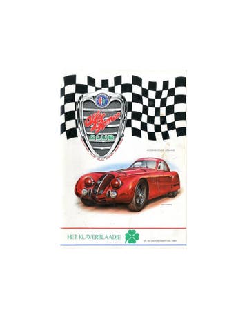 1989 ALFA ROMEO CLUB HET KLAVERBLAADJE 46 NEDERLANDS, Nieuw