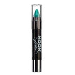 Moon Glitter Iridescent Body Crayons Green 3.2g, Verzenden, Nieuw