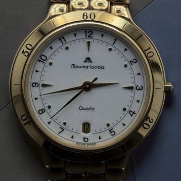 Maurice Lacroix - Classic Quartz Gold-Plated (Date) - Sans, Nieuw