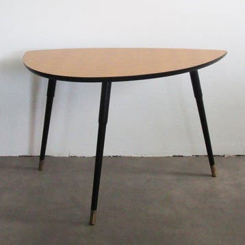 IKEA - Tafel - Lövbacken - Hout, Metaal, Messing - 50s