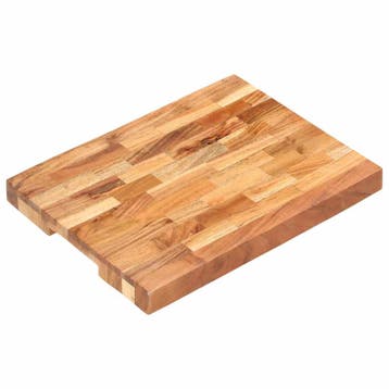 vidaXL Hakblok 40x30x4 cm massief acaciahout, Verzenden, Nieuw