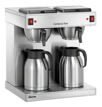 Koffiemachine Contessa Duo | 2x 2L | 2x 1.4kW |, Verzenden