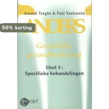 ANDERS. GEESTELIJKE GEZONDHEIDSZORG - DEEL 3: SPECIFIEKE, Verzenden, Gelezen, A. Tanghe