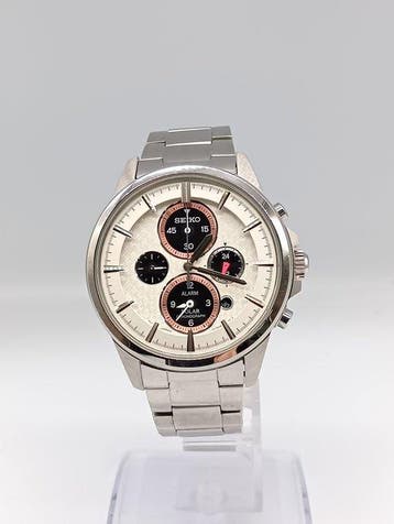 Seiko - Solar Chronograph - Zonder minimumprijs - V174-0AA0, Bijoux, Sacs & Beauté