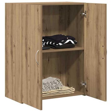 vidaXL Kantoorkast Artisanaal eiken 70 x 32 x 77.5 cm, Huis en Inrichting, Verzenden, Nieuw