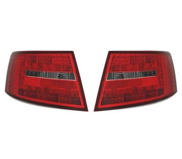 FEUX ARRIÈRE POUR AUDI A6 4F 04-08 LED ROUGE NOIR, Verzenden