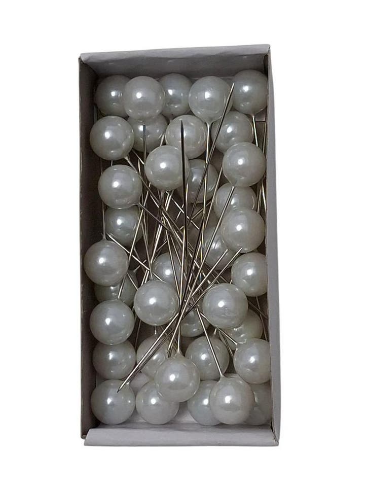 Parelspelden Push pin White 12 mm Set 36, Maison & Meubles, Accessoires pour la Maison | Plantes & Fleurs artificielles
