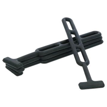 Carpoint Spanrubbers 3-gaats T-haak 27 cm 4 stuks, Verzenden, Nieuw