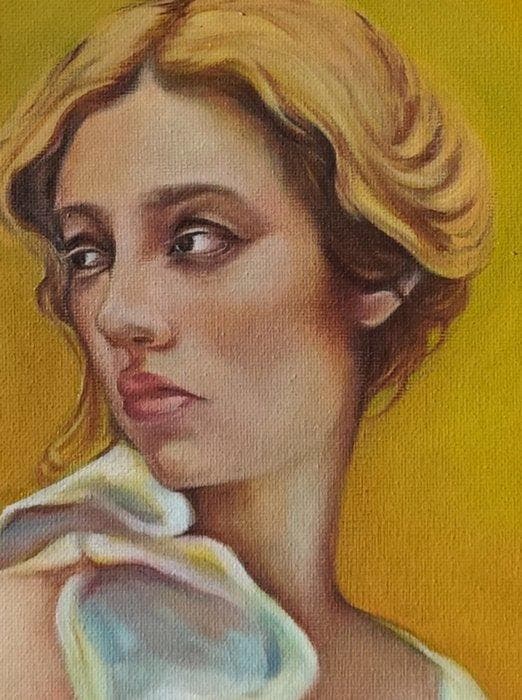Veronica Ciccarese - Luce di fuoco, Antiquités & Art, Art | Peinture | Moderne