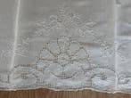 reticella kant - Handdoek (2) - 109 cm - 73 cm -, Antiek en Kunst