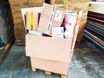 Pallet Postpakketten 149 kg, Nieuw