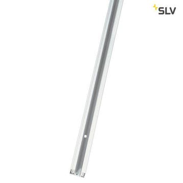 SLV 1-Fase spanningsrail 230 Volt opbouw wit 1 meter, Verzenden, Nieuw, Metaal