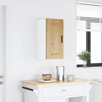 vidaXL Keukenbovenkast Porto bewerkt hout artisanaal, Verzenden, Nieuw