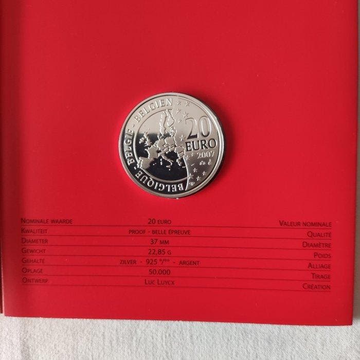Tintin - 1 Zilveren 20€ munt, gelimiteerde oplage ter, Boeken, Strips | Comics