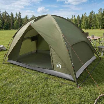vidaXL Campingtent met waterdichte regenfly 4-persoons, Caravans en Kamperen, Verzenden, Nieuw