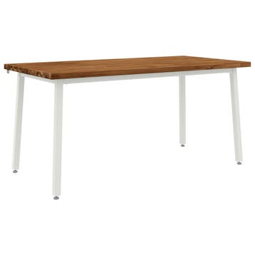 vidaXL Vierkante Eettafel 160 x 70 x 75 cm Massief Acacia, Huis en Inrichting, Tafels | Eettafels, Verzenden, Nieuw