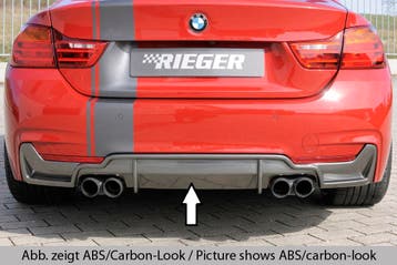 Rieger diffuser | geschikt voor BMW 4-Serie F32 / F33 / F36, Verzenden