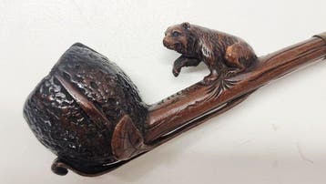 Sans prix de réserve - Pipe - Bois, Collections, Articles de fumeurs, Briquets & Boîtes d'allumettes