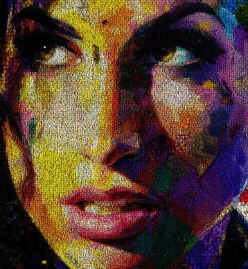 David Law - Soul Rebel III - Amy Winehouse - Format XL 60x60