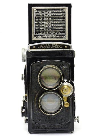 Foth Flex II Twin lens reflex camera (TLR)