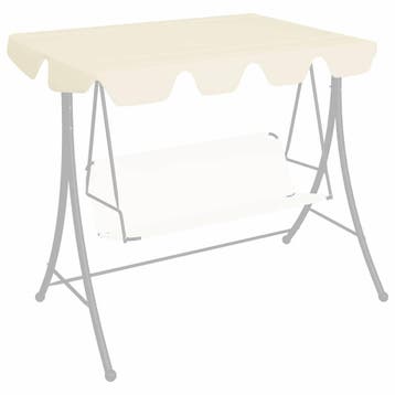 vidaXL Vervangingsluifel voor schommelbank 150/130x105/70cm, Verzenden