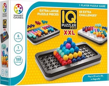 SmartGames - IQ Puzzler Pro XXL - 188 opdrachten - 2D en..., Verzenden, Nieuw