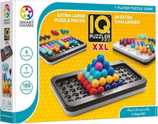 SmartGames - IQ Puzzler Pro XXL - 188 opdrachten - 2D en..., Kinderen en Baby's, Speelgoed | Kinderpuzzels, Nieuw, Verzenden