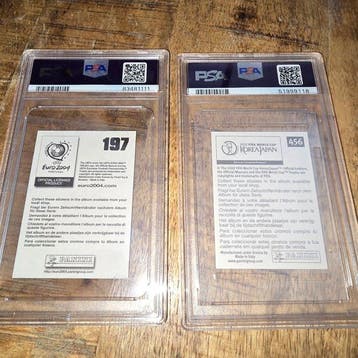 2004, 2002 Panini Panini Euro 2004 Worldcup 2002 Zlatan, Collections
