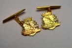 Sans prix de réserve - Boutons de manchette - 9 carats Or