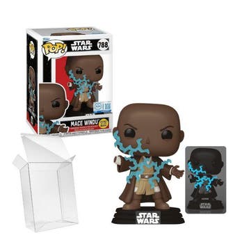 Funko Pop! Star Wars - Mace Windu ( in the Dark) #788 SE, Verzenden, Nieuw