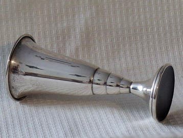 Vase - Vase en argent en excellent état, poinçon dargent, Antiquités & Art