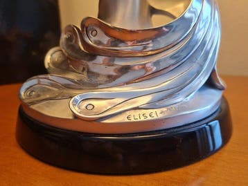 Elisei - Tafellamp - Metaal, Glas - tafellamp