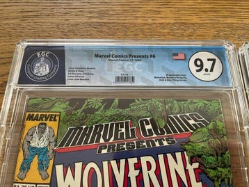 Lot 2 Comics Marvel gradés EGC – Wolverine 9.7 + Giant-Size, Boeken, Nieuw
