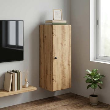 vidaXL Wandkast 33 x 34,5 x 90 cm Bewerkt hout Artisanaal, Verzenden, Nieuw