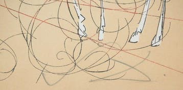 Salvador Dali (1904-1989) - Désert fabuleux : Cavalier